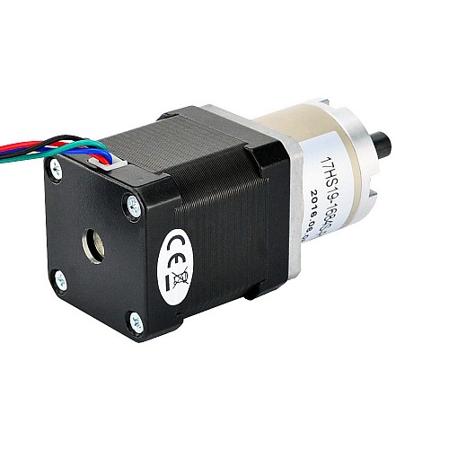 Nema 17 Stepper Motor Bipolar L=48mm w/ Gear Ratio 27:1 Planetary Gearbox - 17HS19-1684S-PG27 | StepperOnline AU
