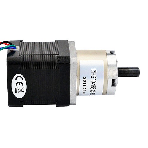 Nema 17 Stepper Motor Bipolar L=48mm w/ Gear Ratio 27:1 Planetary Gearbox - 17HS19-1684S-PG27 | StepperOnline AU