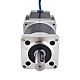 Nema 23 Dual Shaft Stepper Motor L=55mm Gear Ratio 50:1 High Precision Planetary Gearbox 9.5mm Rear Shaft Length - 23HS22-2804D-HG50-AR3 | StepperOnline AU