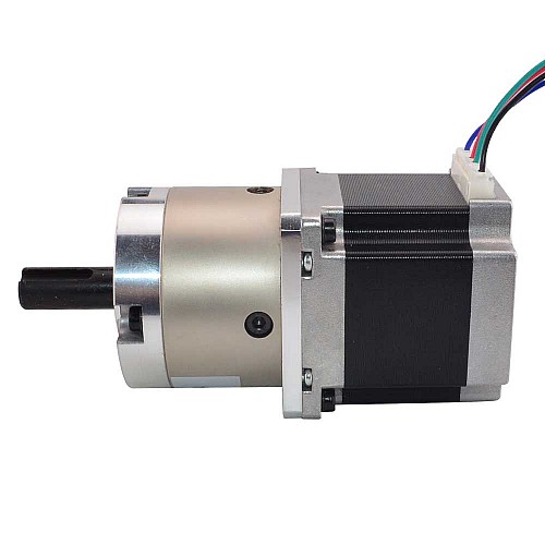 Nema 23 Stepper Motor Bipolar L=56mm w/ Gear Ratio 4:1 Planetary Gearbox & Pin Connector - 23HS22-2804SX-PG4 | StepperOnline AU