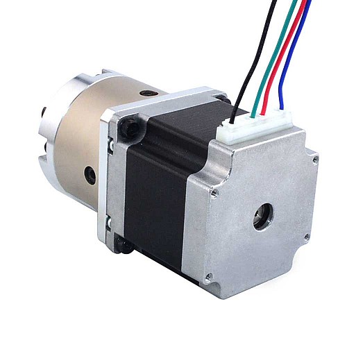 Nema 23 Stepper Motor Bipolar L=56mm w/ Gear Ratio 4:1 Planetary Gearbox & Pin Connector - 23HS22-2804SX-PG4 | StepperOnline AU