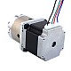 Nema 23 Stepper Motor Bipolar L=56mm w/ Gear Ratio 4:1 Planetary Gearbox & Pin Connector - 23HS22-2804SX-PG4 | StepperOnline AU