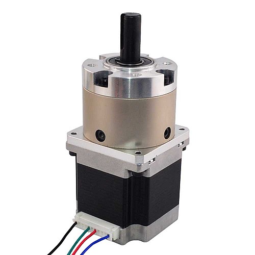 Nema 23 Stepper Motor Bipolar L=56mm w/ Gear Ratio 4:1 Planetary Gearbox & Pin Connector - 23HS22-2804SX-PG4 | StepperOnline AU