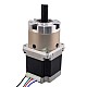 Nema 23 Stepper Motor Bipolar L=56mm w/ Gear Ratio 4:1 Planetary Gearbox & Pin Connector - 23HS22-2804SX-PG4 | StepperOnline AU