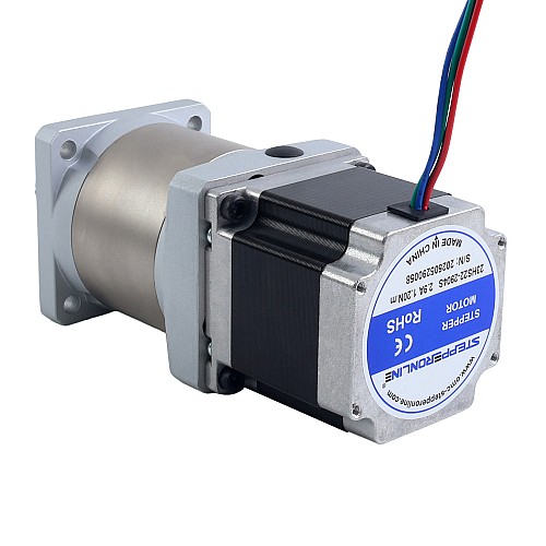 Nema 23 Stepper Motor Bipolar L=54.5mm w/ Gear Ratio 50:1 EG Series Planetary Gearbox - 23HS22-2904S-EGS50 | StepperOnline AU