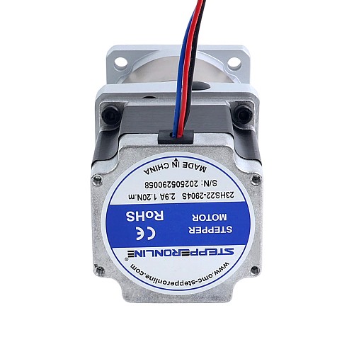 Nema 23 Stepper Motor Bipolar L=54.5mm w/ Gear Ratio 50:1 EG Series Planetary Gearbox - 23HS22-2904S-EGS50 | StepperOnline AU