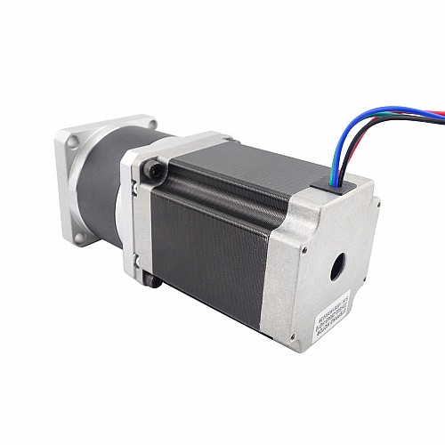Nema 23 Stepper Motor L=76mm Gear Ratio 10:1 High Precision Planetary Gearbox - 23HS30-2804S-HG10 | StepperOnline AU