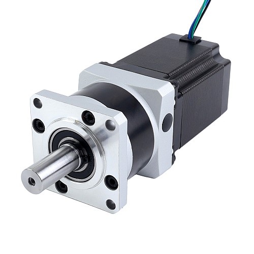 Nema 23 Stepper Motor L=76.5mm Gear Ratio 4:1 MG Series Planetary Gearbox - 23HS30-2904S-MG4 | StepperOnline AU