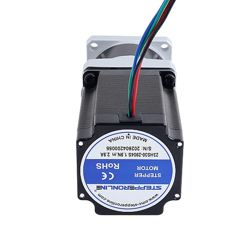Nema 23 Stepper Motor L=76.5mm Gear Ratio 4:1 MG Series Planetary Gearbox - 23HS30-2904S-MG4 | StepperOnline AU