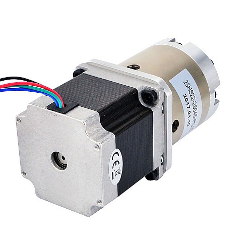 Nema 23 Stepper Motor Bipolar L=56mm w/ Gear Ratio 15:1 Planetary Gearbox - 23HS22-2804S-PG15 | StepperOnline AU