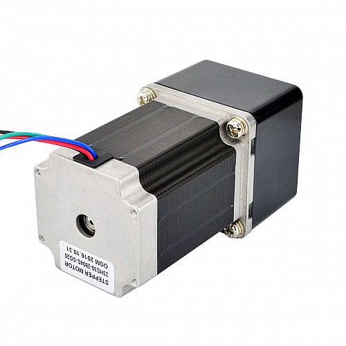 Nema 23 Stepper Motor Bipolar L=78mm w/ Gear Ratio 20:1 Spur Gearbox - 23HS30-2804S-SG20 | StepperOnline AU