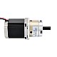 Nema 23 Stepper Motor Bipolar L=76mm w/ Gear Ratio 4:1 Planetary Gearbox - 23HS30-2804S-PG4 | StepperOnline AU