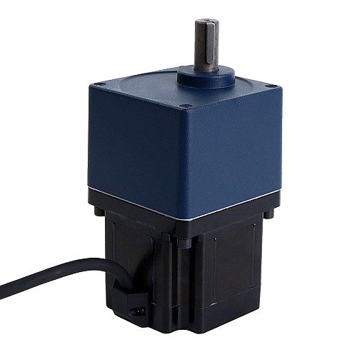 Nema 34 Stepper Motor L=76mm Gear Ratio 10:1 Spur Gearbox - 34HS30-5604S-SG10 | StepperOnline AU
