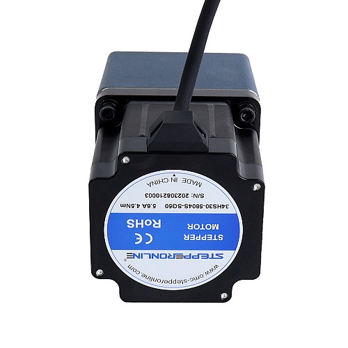 Nema 34 Stepper Motor L=76mm Gear Ratio 50:1 Spur Gearbox - 34HS30-5604S-SG50 | StepperOnline AU