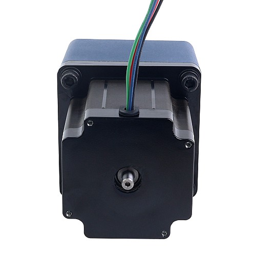 Nema 34 Stepper Bipolar L=97mm w/ Rear Shaft & Gear Ratio 20:1 Spur Gearbox - 34HS38-4004D-SG20 | StepperOnline AU