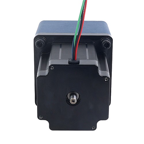 Nema 34 Stepper Bipolar L=97mm w/ Rear Shaft & Gear Ratio 9:1 Spur Gearbox - 34HS38-4004D-SG9 | StepperOnline AU