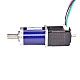 Nema 8 Stepper Motor Bipolar 0.2A L=38mm w/ Gear Ratio 90:1 Planetary Gearbox - 8HS11-0204D-PG90 | StepperOnline AU