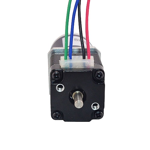 Nema 8 Stepper Motor Bipolar 0.2A L=38mm w/ Gear Ratio 90:1 Planetary Gearbox - 8HS11-0204D-PG90 | StepperOnline AU