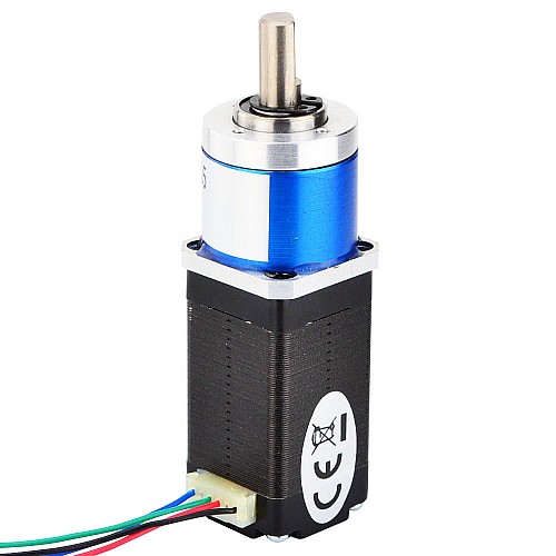 Nema 8 Stepper Motor Bipolar L=38mm w/ Gear Ratio 5:1 Planetary Gearbox - 8HS15-0604S-PG5 | StepperOnline AU