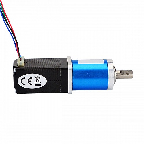 Nema 8 Stepper Motor Bipolar L=38mm w/ Gear Ratio 64:1 Planetary Gearbox - 8HS15-0604S-PG64 | StepperOnline AU