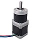 Nema 17 Stepper Motor L=48mm Gear Ratio 10:1 High Precision Planetary Gearbox - 17HS19-1684S-HG10 | StepperOnline AU