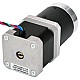 Nema 17 Stepper Motor L=39mm Gear Ratio 100:1 High Precision Planetary Gearbox - 17HS15-1684S-HG100 | StepperOnline AU