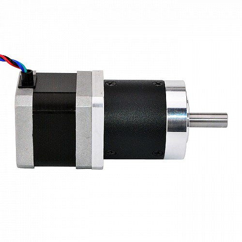 Nema 17 Stepper Motor L=39mm Gear Ratio 15:1 High Precision Planetary Gearbox - 17HS15-1684S-HG15 | StepperOnline AU
