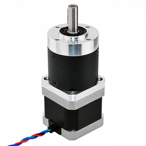 Nema 17 Stepper Motor L=39mm Gear Ratio 30:1 High Precision Planetary Gearbox - 17HS15-1684S-HG30 | StepperOnline AU