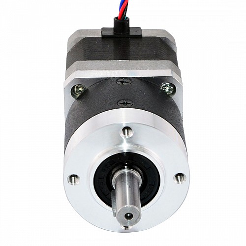 Nema 17 Stepper Motor L=39mm Gear Ratio 30:1 High Precision Planetary Gearbox - 17HS15-1684S-HG30 | StepperOnline AU