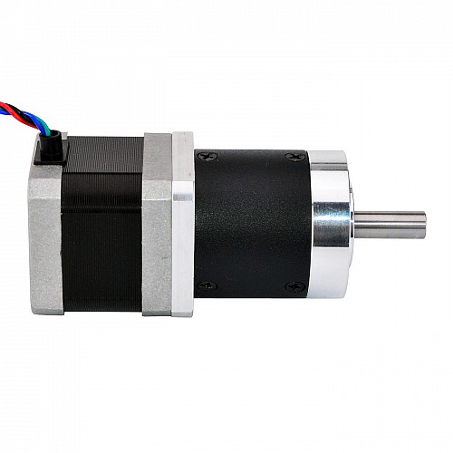 Nema 17 Stepper Motor L=39mm Gear Ratio 30:1 High Precision Planetary Gearbox - 17HS15-1684S-HG30 | StepperOnline AU