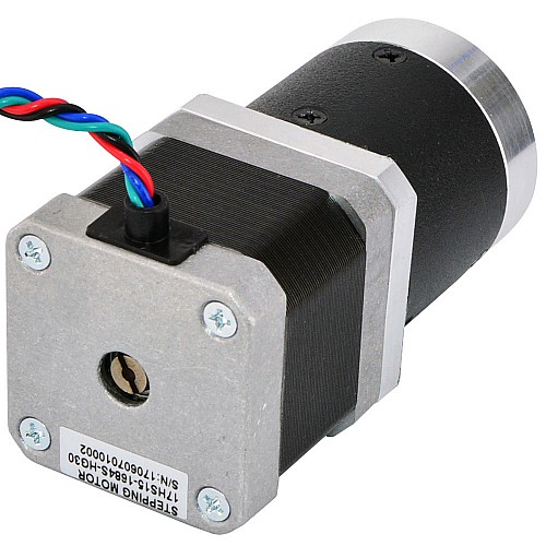 Nema 17 Stepper Motor L=39mm Gear Ratio 30:1 High Precision Planetary Gearbox - 17HS15-1684S-HG30 | StepperOnline AU