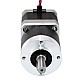 Nema 17 Stepper Motor L=39mm Gear Ratio 3:1 High Precision Planetary Gearbox - 17HS15-1684S-HG3 | StepperOnline AU