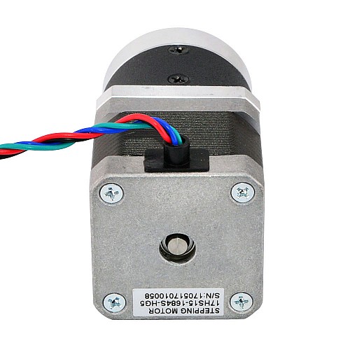 Nema 17 Stepper Motor L=39mm Gear Ratio 5:1 High Precision Planetary Gearbox - 17HS15-1684S-HG5 | StepperOnline AU