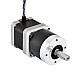 Nema 17 Stepper Motor L=39mm Gear Ratio 5:1 High Precision Planetary Gearbox - 17HS15-1684S-HG5 | StepperOnline AU