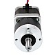 Nema 17 Stepper Motor L=39mm Gear Ratio 5:1 High Precision Planetary Gearbox - 17HS15-1684S-HG5 | StepperOnline AU