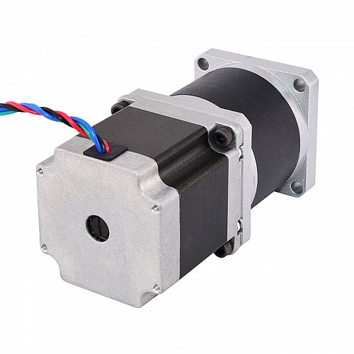 Nema 23 Stepper Motor L=55mm Gear Ratio 10:1 High Precision Planetary Gearbox - 23HS22-2804S-HG10 | StepperOnline AU