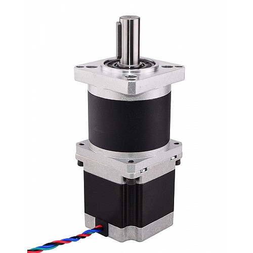 Nema 23 Stepper Motor L=55mm Gear Ratio 10:1 High Precision Planetary Gearbox - 23HS22-2804S-HG10 | StepperOnline AU