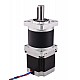 Nema 23 Stepper Motor L=55mm Gear Ratio 20:1 High Precision Planetary Gearbox - 23HS22-2804S-HG20 | StepperOnline AU