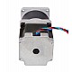 Nema 23 Stepper Motor L=55mm Gear Ratio 5:1 High Precision Planetary Gearbox - 23HS22-2804S-HG5 | StepperOnline AU