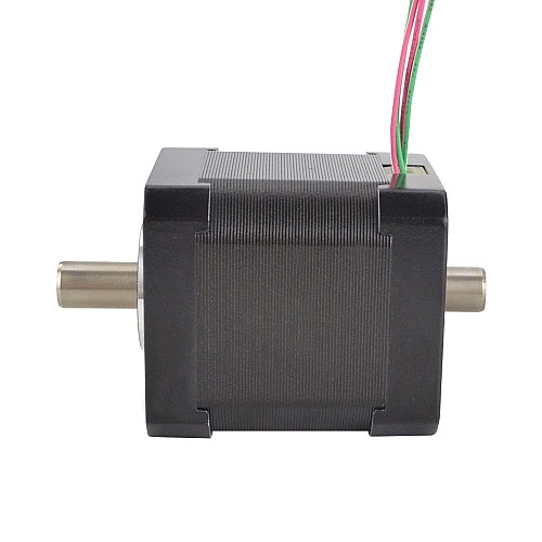 Nema 17 Hollow Shaft Stepper Motor Bipolar 0.36Nm(51oz.in) 1.5A 42x42x47.75mm - 17HS19-1504H | StepperOnline AU