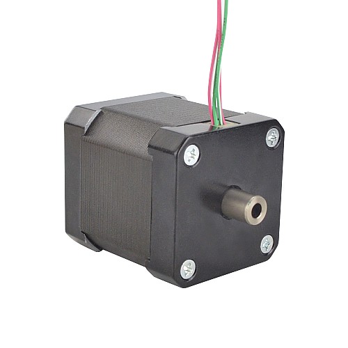 Nema 17 Hollow Shaft Stepper Motor Bipolar 0.36Nm(51oz.in) 1.5A 42x42x47.75mm - 17HS19-1504H | StepperOnline AU