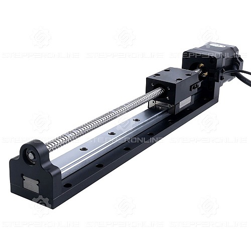 Nema 17 Stepper Ball Screw Linear Actuator 2.5A Stroke 200mm 0.70Nm(99.13oz.in) Lead 12mm(0.47244) with Sensor - LMD17S24B2B25-200 | StepperOnline AU