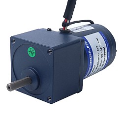 6W 110VAC 60Hz 30-516.67RPM 0.09Nm(12.75oz.in) Flange 60mm Spur Gearbox Single-phase AC Variable Speed Motor