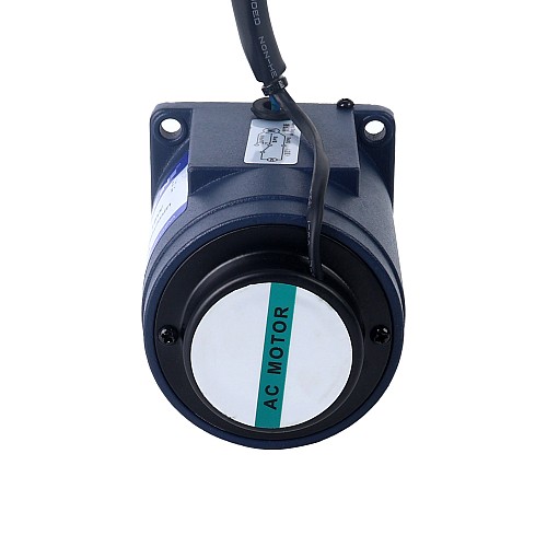 15W 110VAC 60Hz 0.45-7.75RPM 5.00Nm(708.06oz.in) Flange 70mm Spur Gearbox Single-phase AC Variable Speed Motor - 3IK15RGN-A/3GN200K | StepperOnline AU