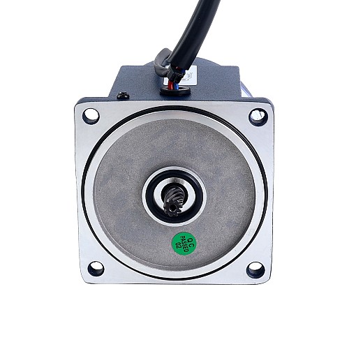 25W 110VAC 60Hz 30-516.67RPM 0.36Nm(50.98oz.in) Flange 80mm Spur Gearbox Single-phase AC Variable Speed Motor - 4IK25RGN-A/4GN3K | StepperOnline AU