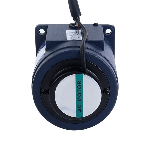 25W 220VAC 50Hz 9-135RPM 1.5Nm(212.42oz.in) Flange 80mm Spur Gearbox Single-phase AC Variable Speed Motor - 4IK25RGN-C/4GN10K | StepperOnline AU