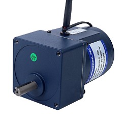 25W 110VAC 60Hz 30-516.67RPM 0.36Nm(50.98oz.in) Flange 80mm Spur Gearbox Single-phase AC Variable Speed Motor