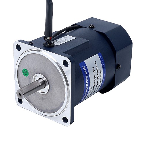 60W 220VAC 50Hz 90-1350RPM 0.45Nm(63.72oz.in) Flange 90mm Single-phase AC Variable Speed Motor - 5IK60RA-CF | StepperOnline AU