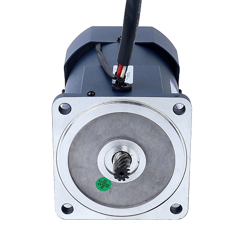 120W 110VAC 60Hz 9-155RPM 5.83Nm(825.60oz.in) Flange 90mm Spur Gearbox Single-phase AC Variable Speed Motor - 5IK120RGU-AF/5GU10KB | StepperOnline AU