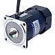 120W 220VAC 50Hz 6-90RPM 9.30Nm(1316.97oz.in) Flange 90mm Right Angle Gearbox Single-phase AC Variable Speed Motor - 5IK120RGU-CF/5GU15RC | StepperOnline AU